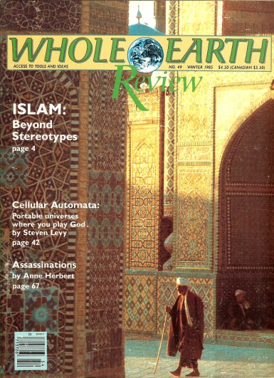 Cover of Whole Earth Review, issue 49 (winter 1985)