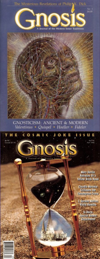 Gnosis magazines, 3 covers